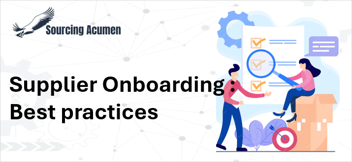 Sourcing Acumen Supplier Onboarding Best Practices
