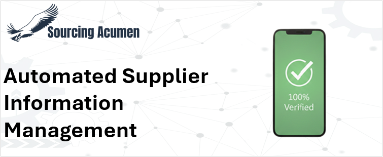Sourcing Acumen Supplier Information Management